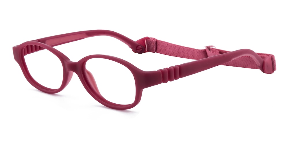 Harry Red Oval TR90 Eyeglasses