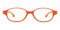 Harry Orange Oval TR90 Eyeglasses