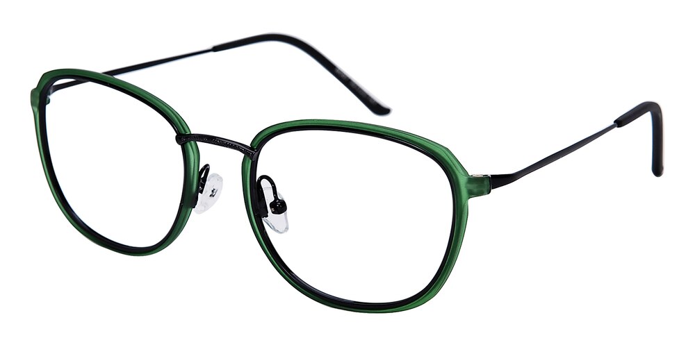 Tulsa Green Oval TR90 Eyeglasses