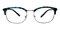 Beaverton Green Rectangle TR90 Eyeglasses