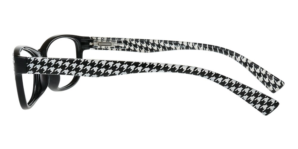 Albany Black Rectangle TR90 Eyeglasses