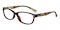 Albany Brown Rectangle TR90 Eyeglasses