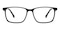 Beulah Black Rectangle Acetate Eyeglasses