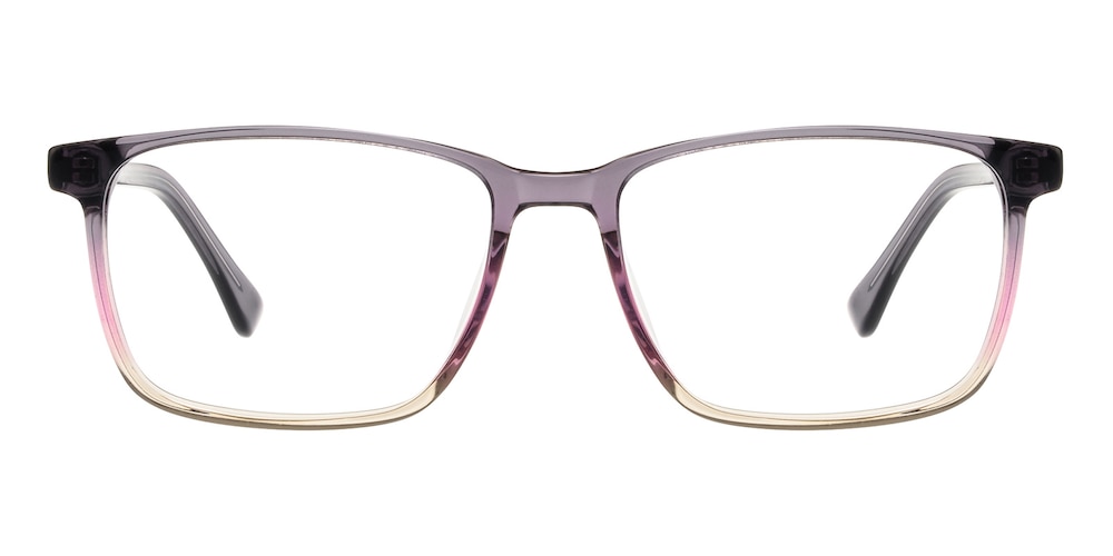 Beulah Purple Rectangle Acetate Eyeglasses