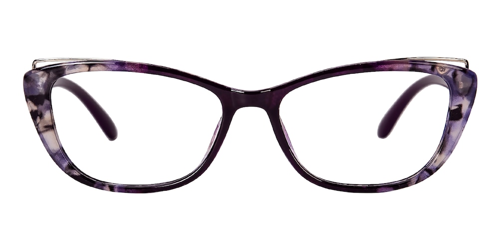 Abra Purple Cat Eye TR90 Eyeglasses