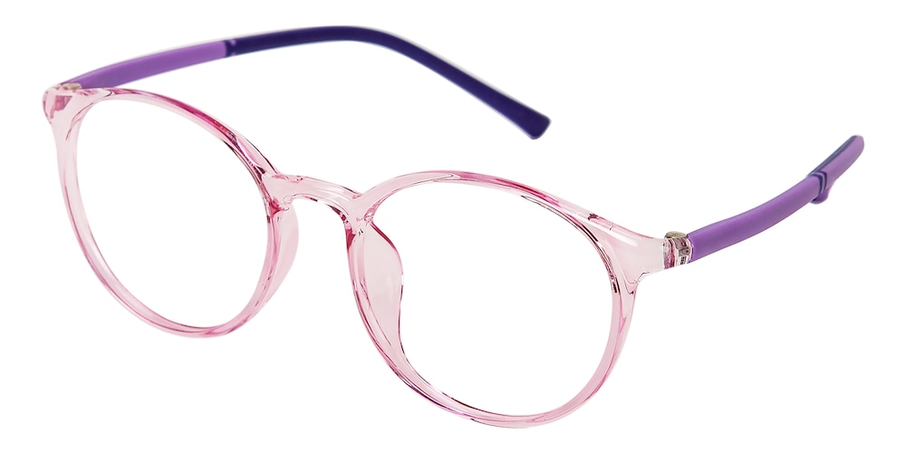 Enids Purple Round TR90 Eyeglasses