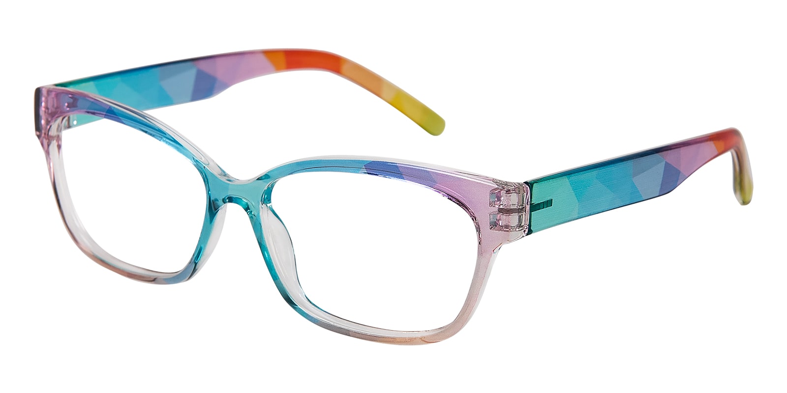 Multicolor store eyeglass frames