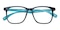 Isaiah Blue Rectangle TR90 Eyeglasses