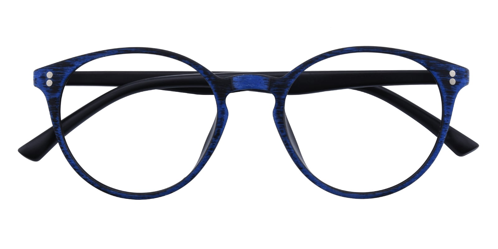 Round Eyeglasses, Full Frame Blue TR90 - FP1811