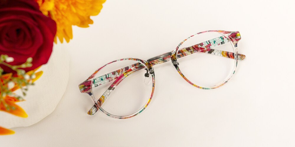 Charlotte Multicolor Oval TR90 Eyeglasses