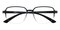 Asheboro Black/Crystal Polygon TR90 Eyeglasses