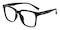 Oberlin Black Horn TR90 Eyeglasses