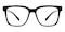 Oberlin Black Horn TR90 Eyeglasses