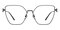 Peekskill Black Polygon Titanium Eyeglasses
