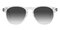 Downey Crystal Classic Wayframe Acetate Sunglasses