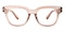 Katey Champagne Classic Wayframe TR90 Eyeglasses