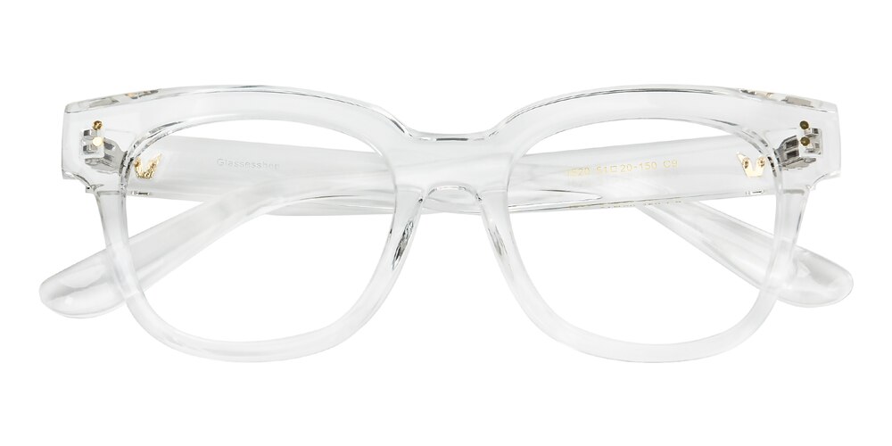 Katey Crystal Classic Wayframe TR90 Eyeglasses