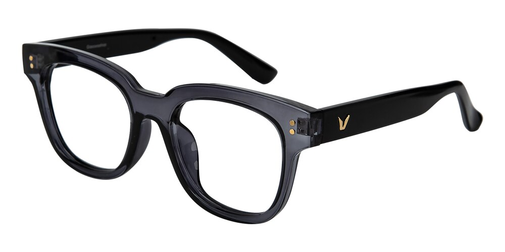 Katey Gray Classic Wayframe TR90 Eyeglasses