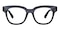 Katey Gray Classic Wayframe TR90 Eyeglasses