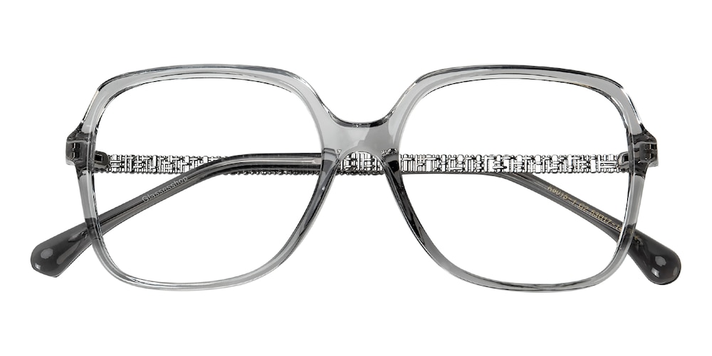 Janey Gray Square TR90 Eyeglasses