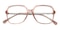 Janey Pink Square TR90 Eyeglasses