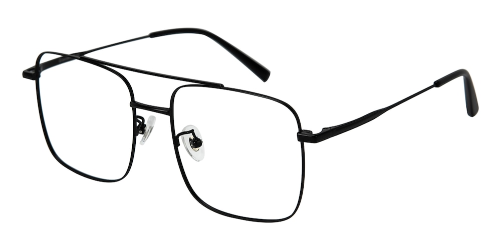 Sandera Black Aviator Titanium Eyeglasses