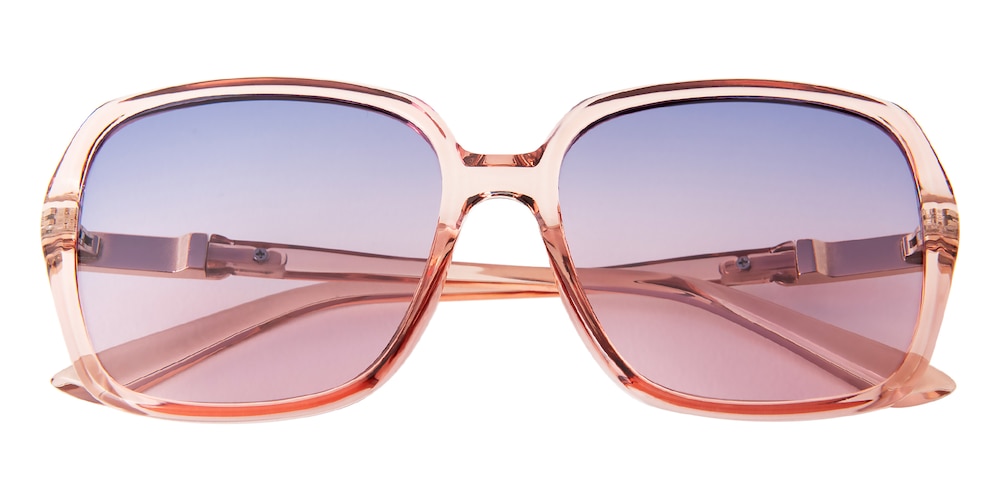 Rosemary Pink Polygon TR90 Sunglasses