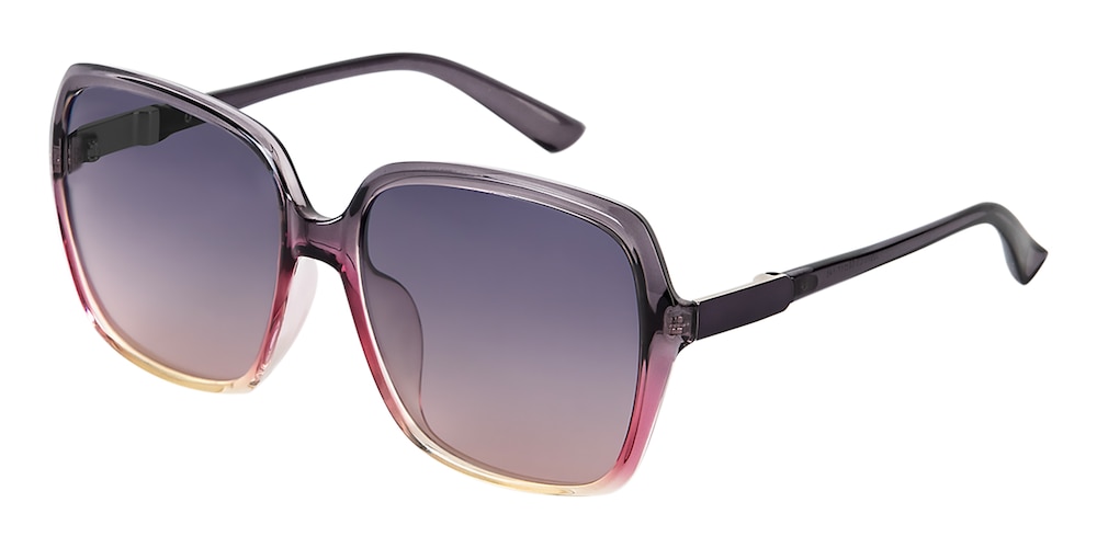 Rosemary Purple Polygon TR90 Sunglasses