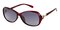 Theresa Burgundy Oval TR90 Sunglasses