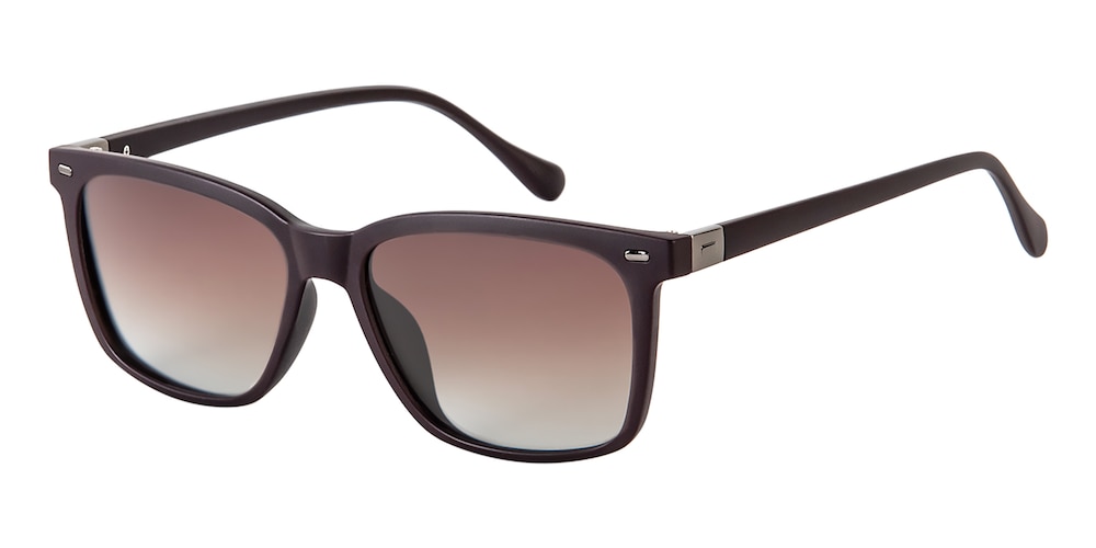 Davenport Brown Rectangle TR90 Sunglasses