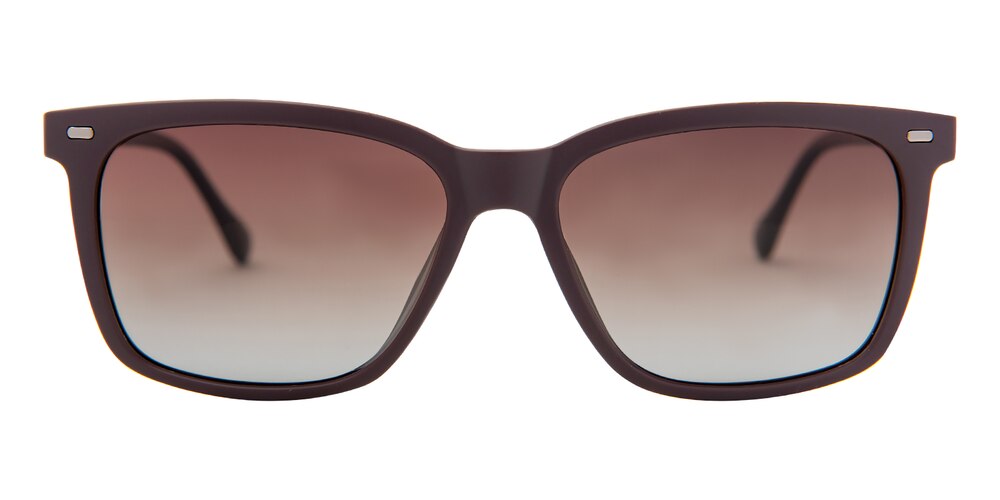 Davenport Brown Rectangle TR90 Sunglasses