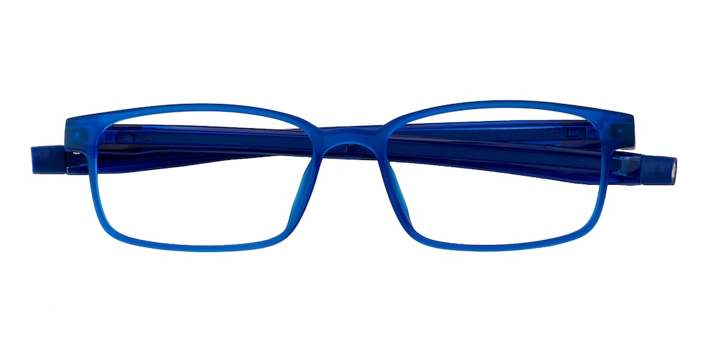 Cecilia Blue Rectangle TR90 Eyeglasses