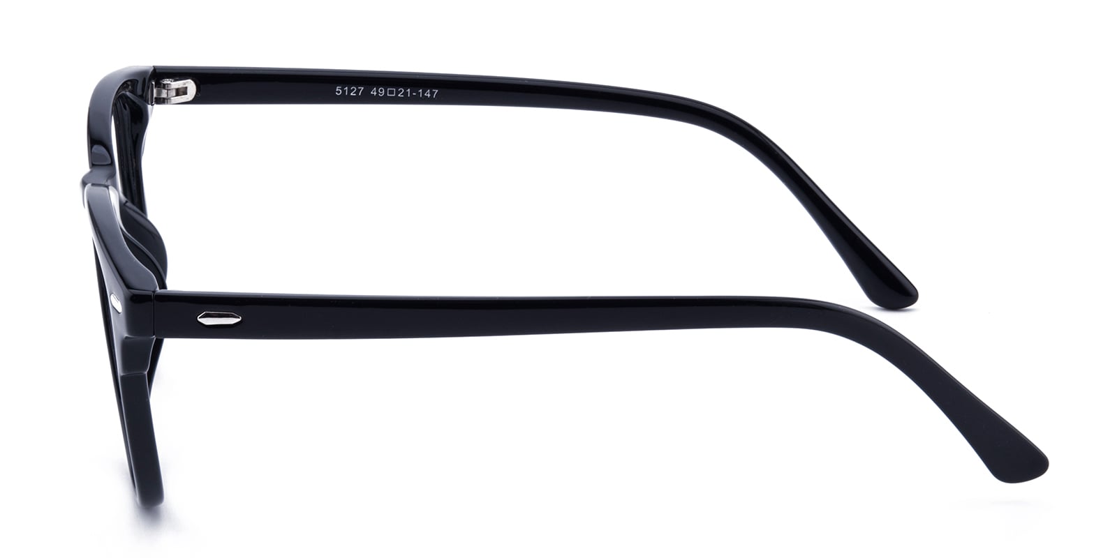 Fresno Square,Horn Black Eyeglasses | Glassesshop