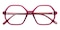 Eureka Purple Polygon Acetate Eyeglasses