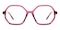 Eureka Purple Polygon Acetate Eyeglasses