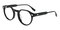 Barstow Black Horn Acetate Eyeglasses