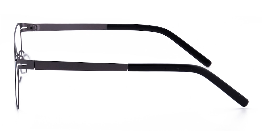 Scorpio Gunmetal Aviator Stainless Steel Eyeglasses