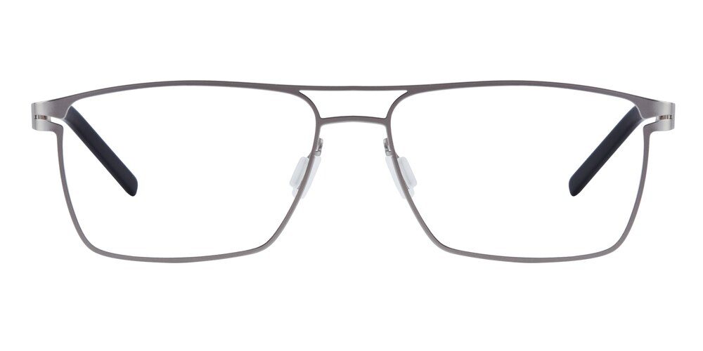 Scorpio Silver Aviator Stainless Steel Eyeglasses
