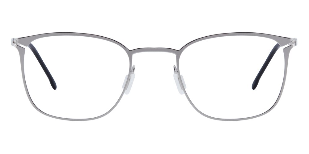 Sagittarius Silver Oval Stainless Steel Eyeglasses