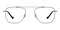 Capricorn Black/Golden Aviator Stainless Steel Eyeglasses