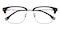 Gemini Tortoise Classic Wayframe Titanium Eyeglasses