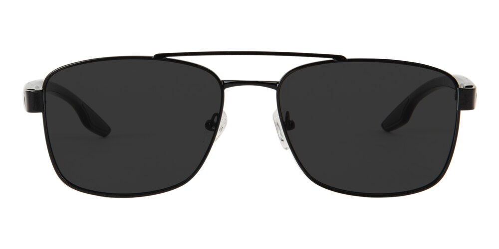 Marshall Black Aviator Metal Sunglasses
