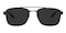 Marshall Black Aviator Metal Sunglasses