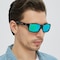 Christian Black Rectangle TR90 Sunglasses