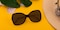 Yvette Black Oval TR90 Sunglasses