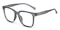 Oberlin Gray Horn TR90 Eyeglasses
