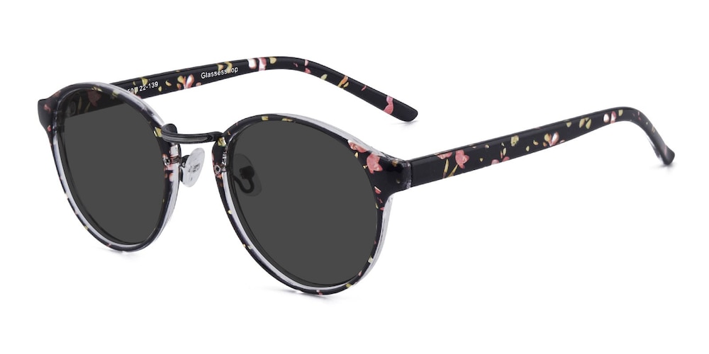 Myra Floral Oval TR90 Sunglasses