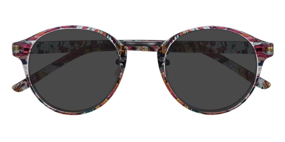 Myra Multicolor Oval TR90 Sunglasses
