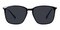 Mile Black Square TR90 Sunglasses
