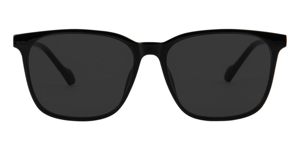 Fayetteville Black Rectangle TR90 Sunglasses